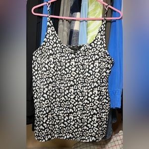 Banana Republic Leopard Dress Top Size S